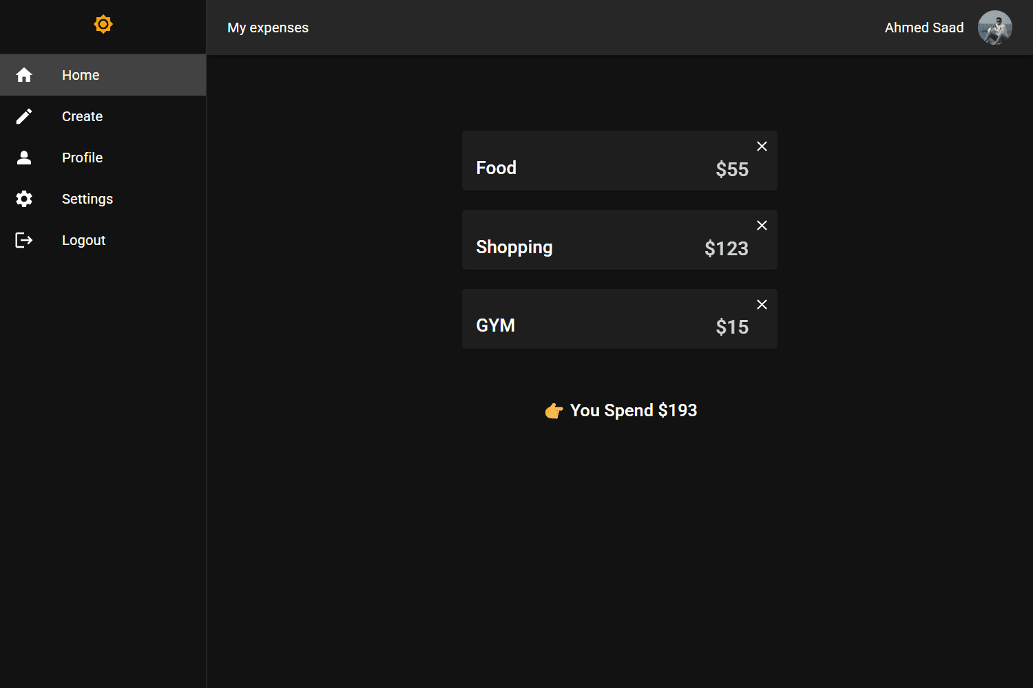 Small React MUI Project