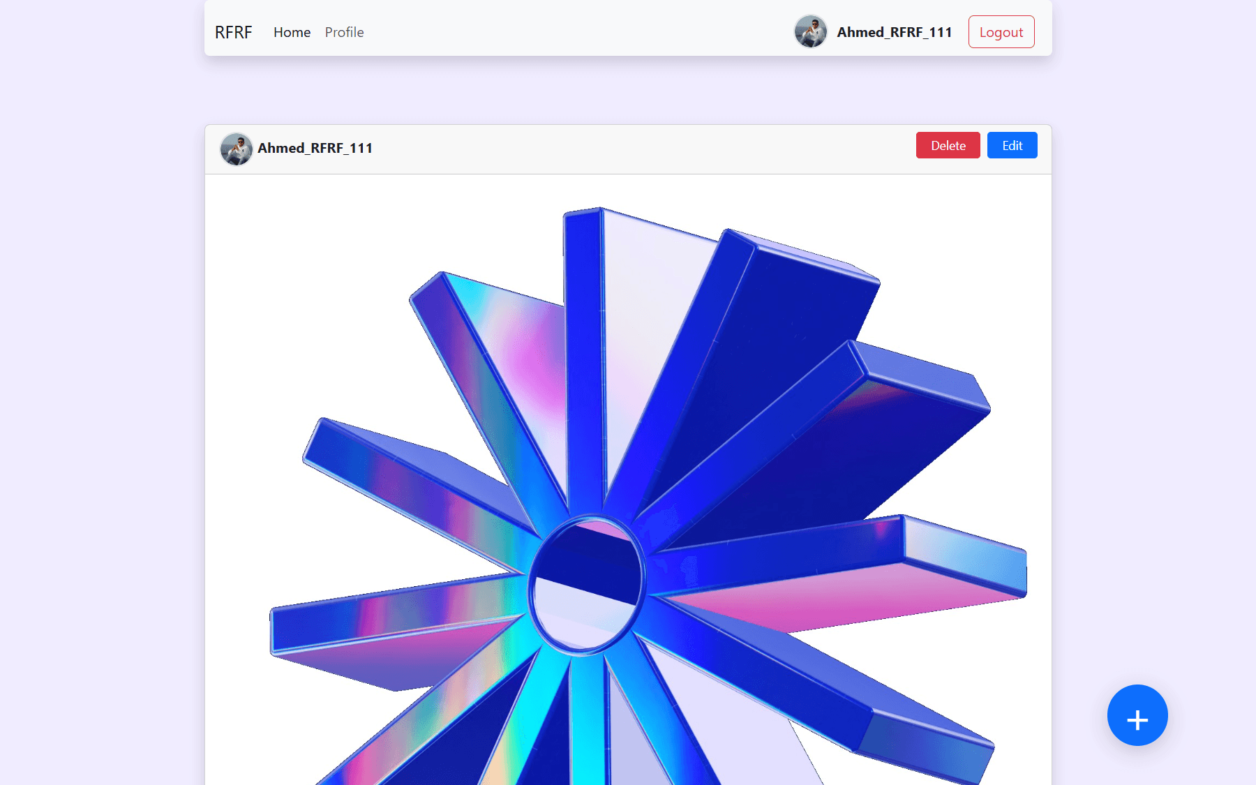 Responsive Social Media Website
